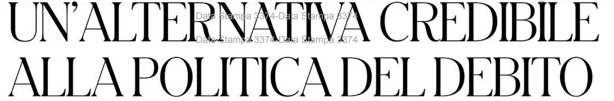 “Un’alternativa credibile alla politica del debito”, intervento di Stefano Fassina su Il Fatto Quotidiano del 28 aprile 2026.