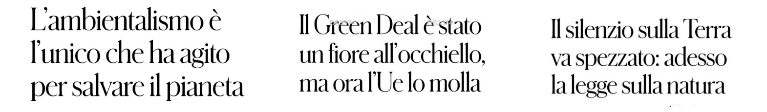 “Cosa resta del Green deal”, gli interventi di Grazia Pagnotta sul Fatto Quotidiano.