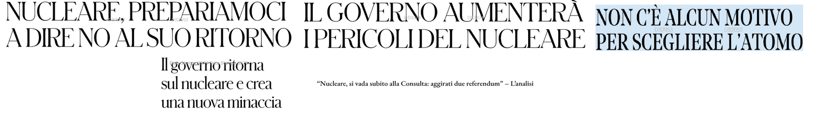 “Analisi sul nucleare”, gli interventi di Grazia Pagnotta sul Fatto Quotidiano.